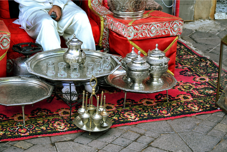 Té de menta, bebida típica de Marruecos